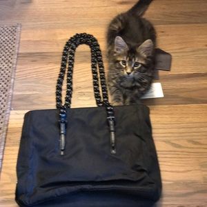 Barely Used Black Nylon Prada Tessuto bag